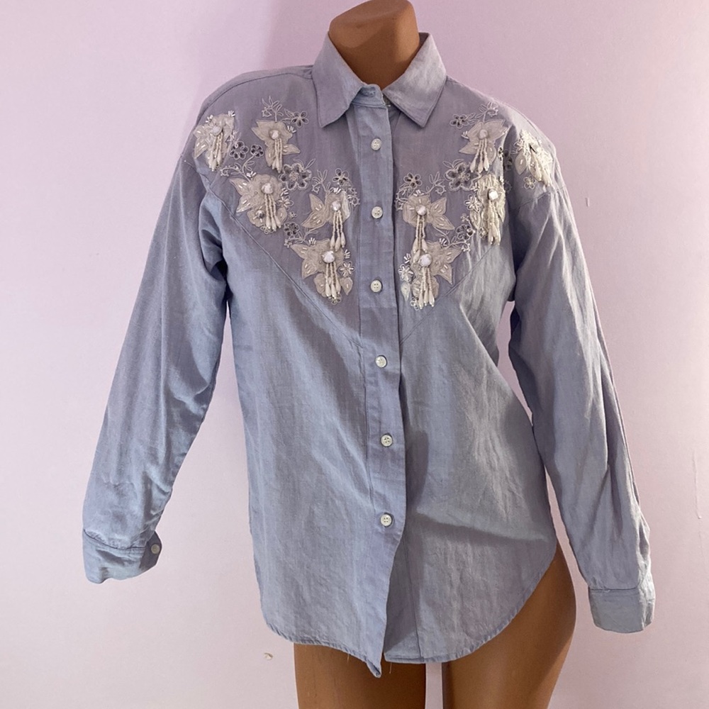 Vintage Western Button Down Shirt